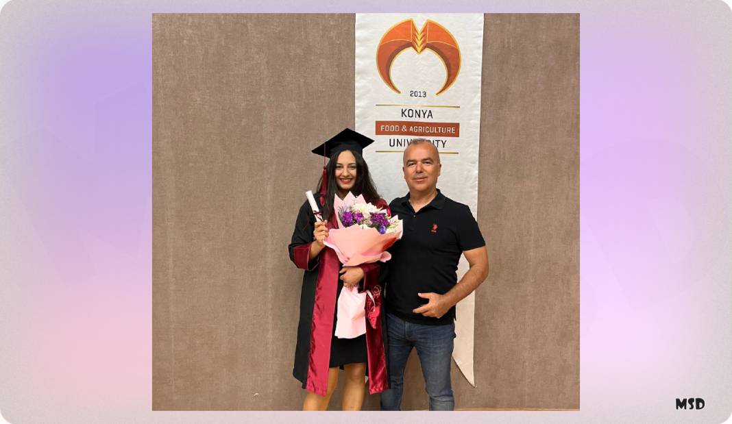 Büşra Hanım mezun oldu 2
